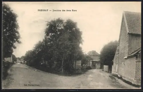 AK Fresnay, Jonction des deux Rues