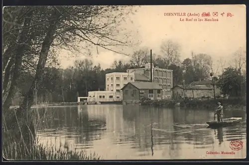 AK Dienville /Aube, Le Bief et les Moulins