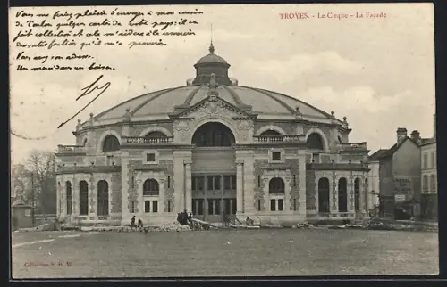 AK Troyes, Le Cirque, La Facade