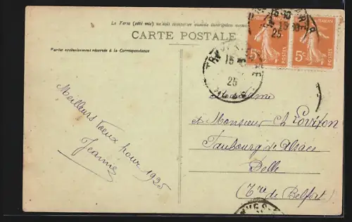 AK Troyes, Boulevard Carnot avec bâtiments historiques et passants