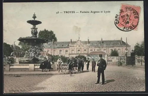 AK Troyes, Fontaine Argence et Lycée