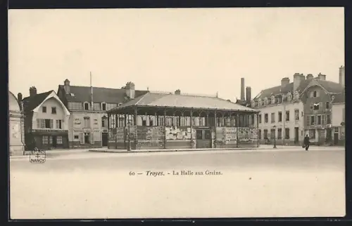 AK Troyes, La Halle aux Grains