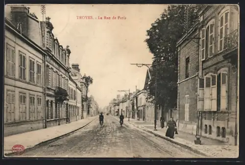 AK Troyes, La Rue de Paris