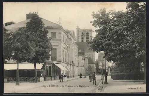 AK Troyes, Le Théâtre et la Madeleine