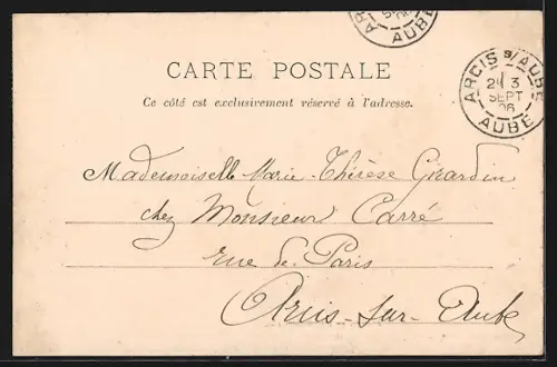 AK Troyes, Hôtel-de-Ville et Épicerie Moderne en vue