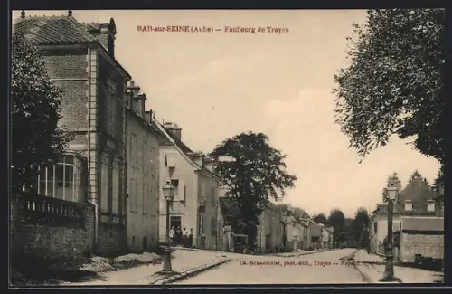 AK Bar-sur-Seine /Aube, Faubourg de Troyes