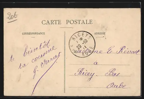 AK Bar-sur-Seine, Pensionnat de jeunes filles