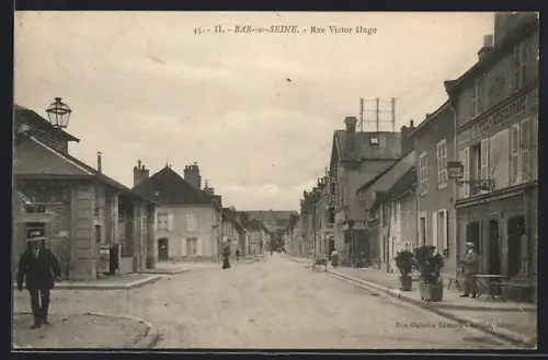 AK Bar-sur-Seine, Rue Victor Hugo
