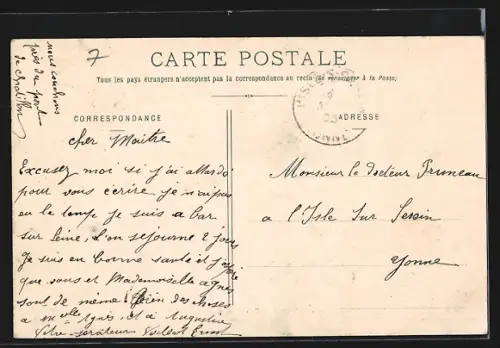 AK Bar-sur-Seine, Porte de Châtillon