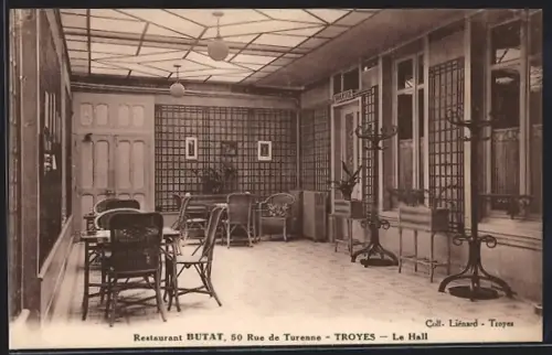 AK Troyes, Restaurant Butat, Le Hall