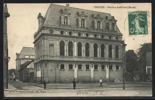 AK Troyes, Pavillon Audiffred, Musée