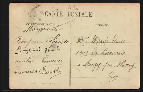 AK Troyes, Entrée de l`Ancienne Pension, Grand St-Bernard, Hôpital Temporaire