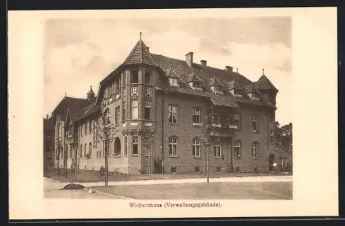 AK Berlin-Spandau, Johannesstift, Wichernhaus (Verwaltungsgebäude)