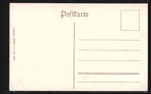 AK Wiesbaden, Cafe Orient unter den Eichen