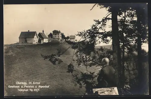 AK Oberegg, St. Anton, Gasthaus und Pension zum Alpenhof