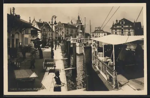 AK Rorschach, Partie im Hafen