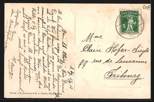 AK Seelisberg, Gnadenkapelle und Waldhaus Rütli mit Strasse