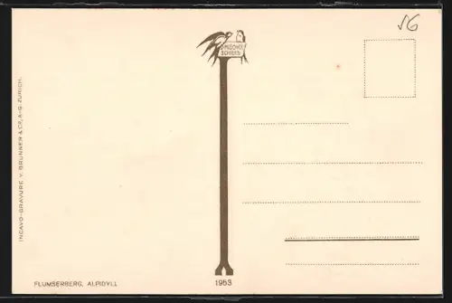 AK Flumserberg, Alpidyll mit Kühen