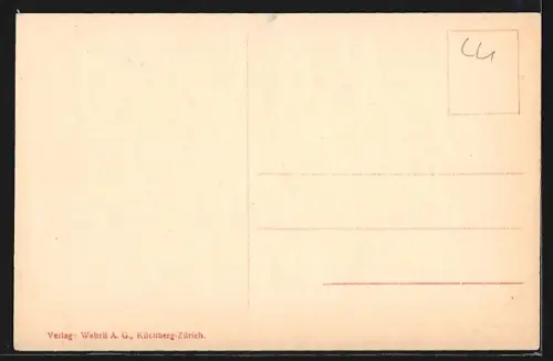 AK Weggis, Teilansicht mit Wasserblick u. Bergpanorama