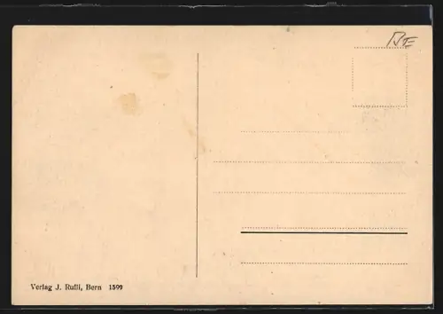 AK Lützelflüh, Gesamtansicht aus der Vogelschau