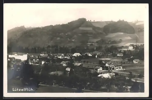 AK Lützelflüh, Totalansicht aus der Vogelschau
