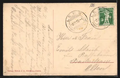 AK Lenk, Der Iffigensee aus der Vogelschau