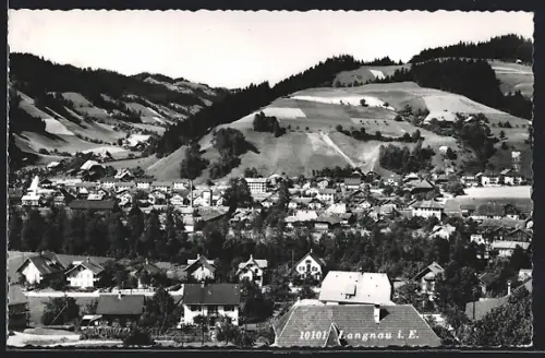 AK Langnau i. E., Totalansicht aus der Vogelschau