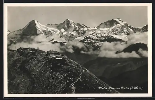 AK Niesen-Kulm, Hoel Niesen-Kulm mit Bergpanorama