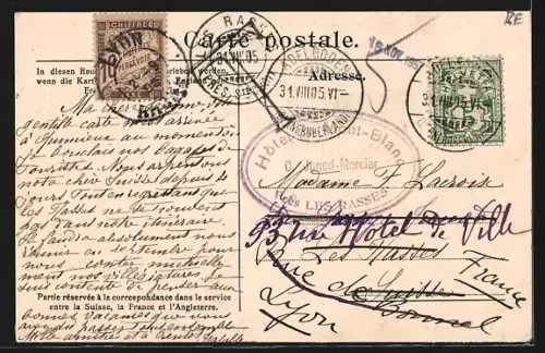 AK Adelboden, Gesamtansicht m. kleiner u. grosser Lohner