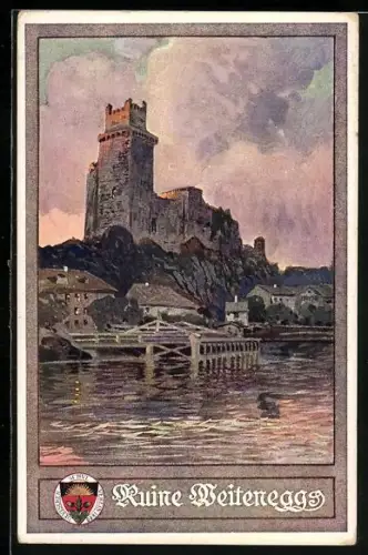 AK Deutscher Schulverein NR: 134, Ruine Weitenegg