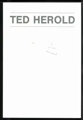AK Musiker Ted Herold mit Gitarre, Autograph