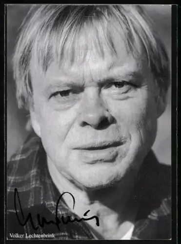 AK Musiker Volker Lechtenbrink im Porträt, Autograph