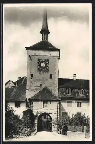 AK Mellingen, Uhrenturm mit Torduchgang