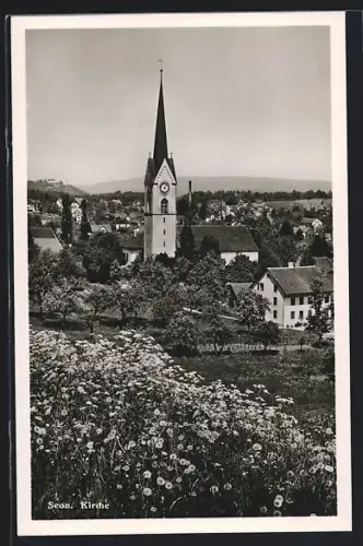 AK Seon, Gesamtansicht mit Kirche