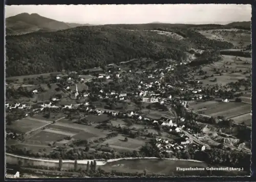 AK Gebenstorf /Aarg., Gesamtansicht, Fliegeraufnahme