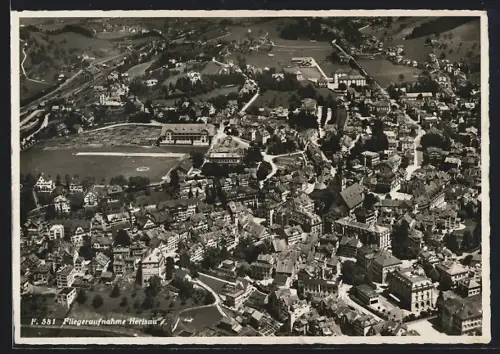 AK Herisau, Totalansicht, Fliegeraufnahme