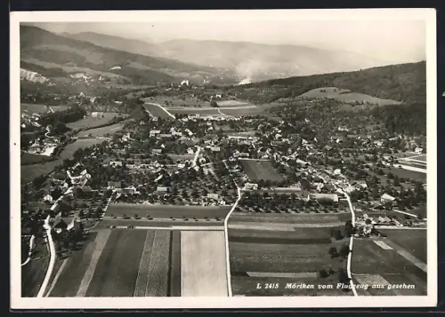 AK Möriken, Gesamtansicht vom Flugzeug aus