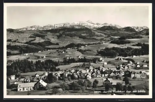 AK Waldstatt /App., Ansicht mit Säntis