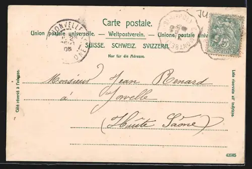 AK St. Ursanne, Vue partielle, Viaduc