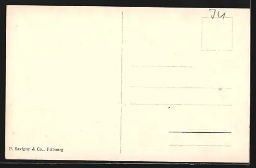 AK Mervelier, Ortsansicht mit Umgebung aus der Vogelschau