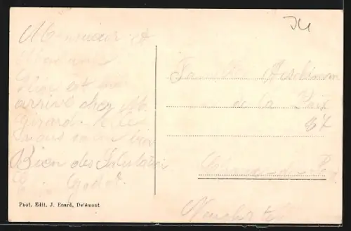 AK Délémont, Souvenir du Vorbourg