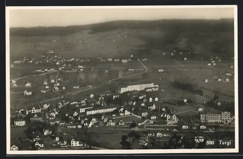 AK Turgi, Totalansicht aus der Vogelschau