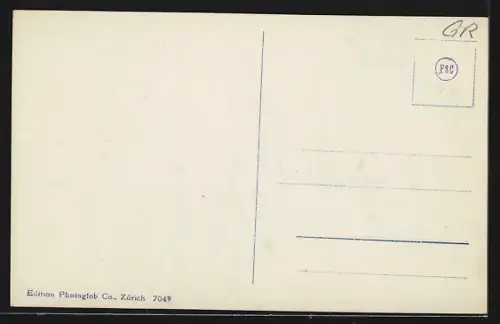 AK Fontana, Ortsansicht mit Schloss Tarasp