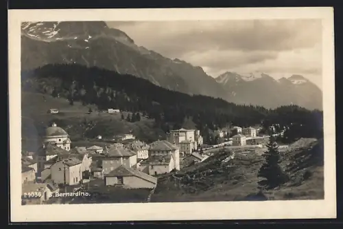 AK S. Bernardino, Totalansicht aus der Vogelschau