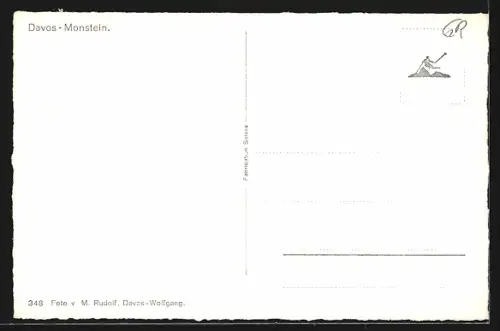 AK Davos-Monstein, Kirche im Schnee