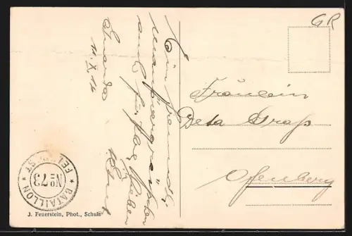 AK Guarda, Ortsansicht mit Blick zur Kirche