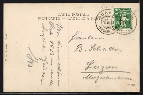 AK Guarda, Ortsansicht mit Kirche