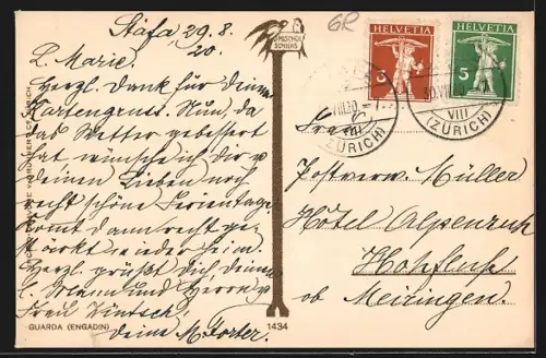 AK Guarda /Engadin, Partie im Ort