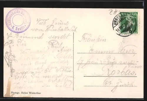 AK Winterthur, Mörsburg und Gasthaus zur Schlosshalde