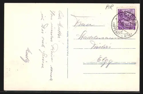 AK Heiden, Schwimm- u. Sonnenbad mit Sprungturm